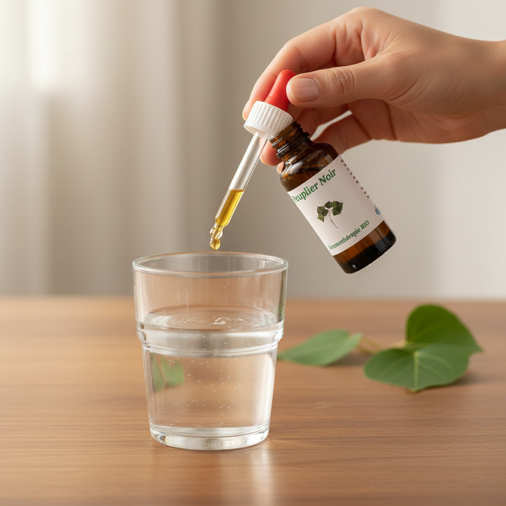 Peuplier noir — utilisation pipette