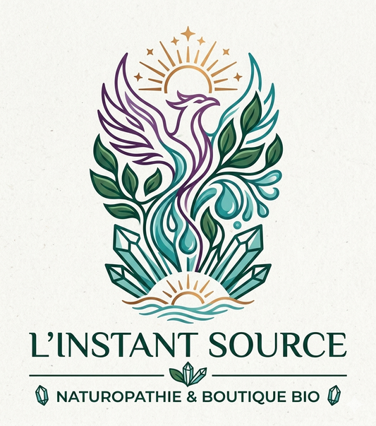Logo L’Instant Source – Naturopathie & Boutique Bio, activité de Sandrine