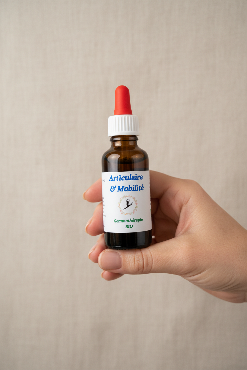 Flacon 30ml gemmothérapie Articulaire & Mobilité – Format et contenance réelle
