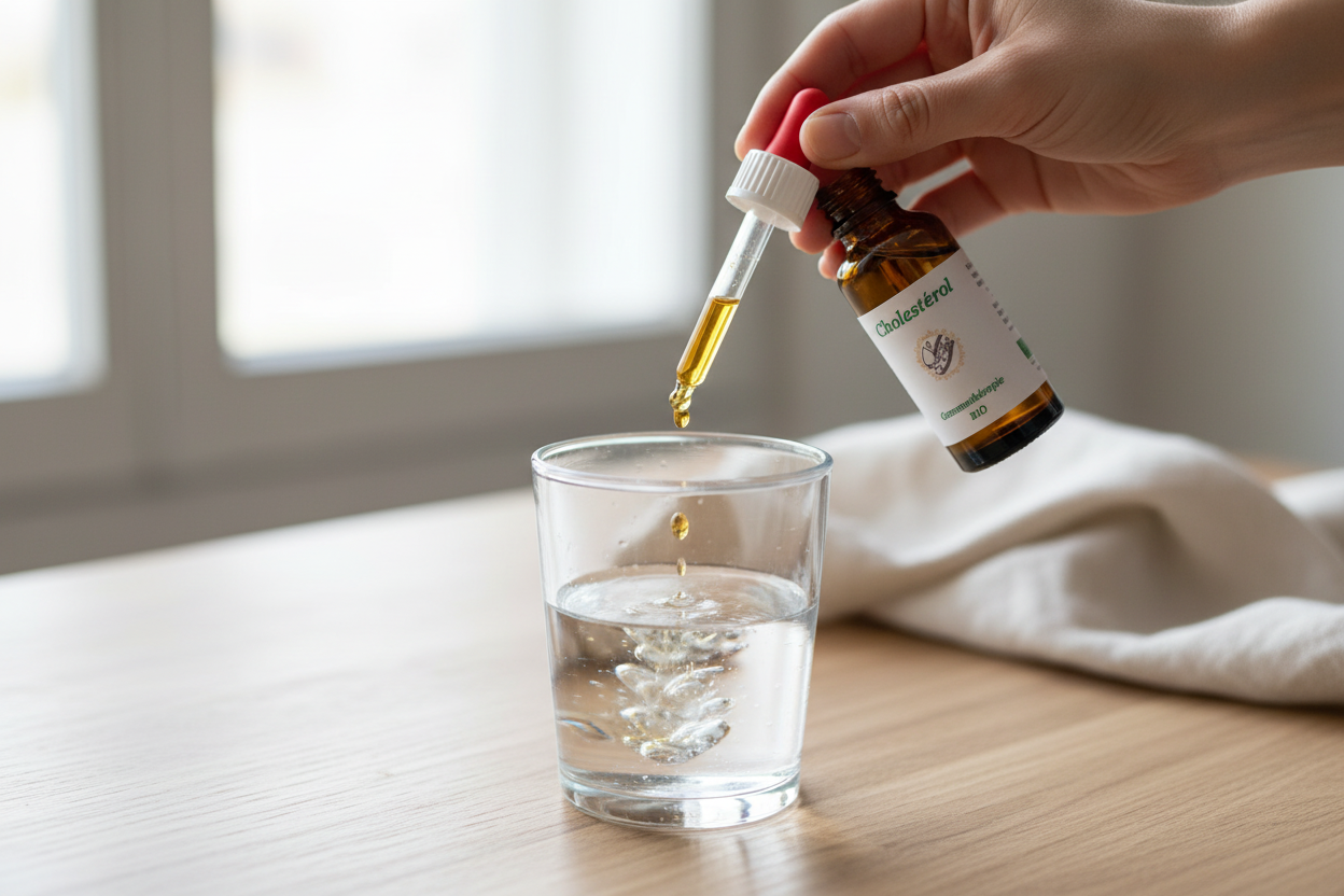 Cholestérol — utilisation bois clair