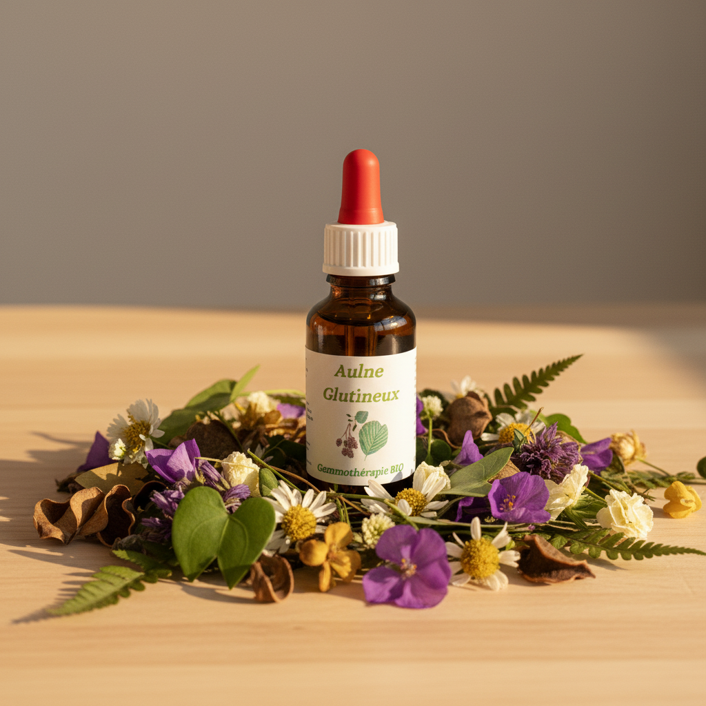Mise en scène Aulne Glutineux Gemmothérapie BIO 30ml — melting pot floral