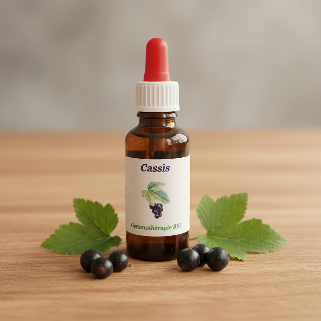 Mise en scène Cassis Gemmothérapie BIO 30ml
