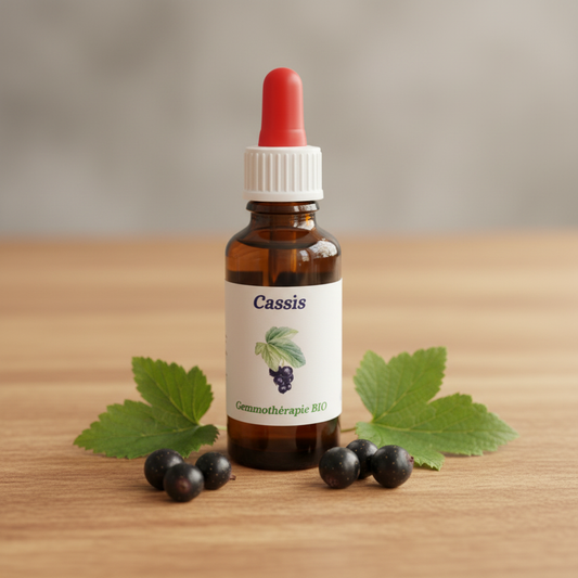 Mise en scène Cassis Gemmothérapie BIO 30ml