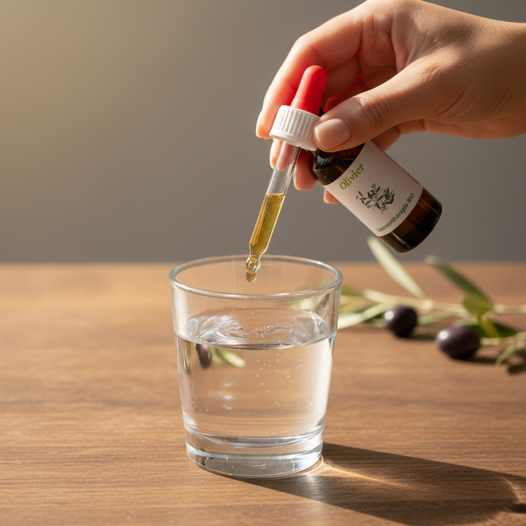 Olivier — utilisation pipette