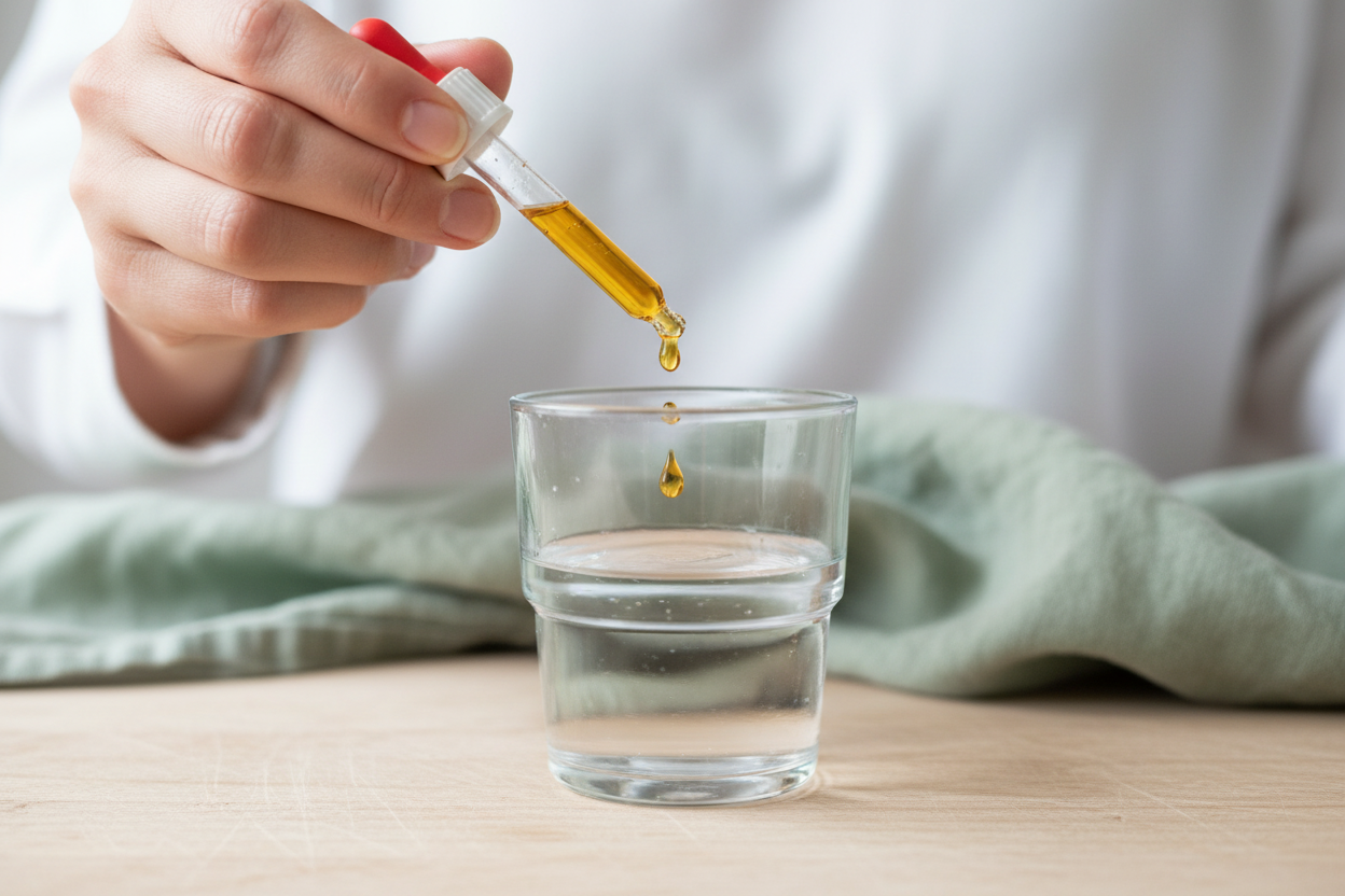 RespiraLibre — pipette gouttes ambrées