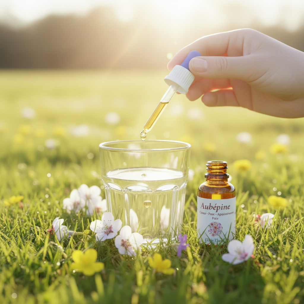 Utilisation Aubépine dans l'herbe