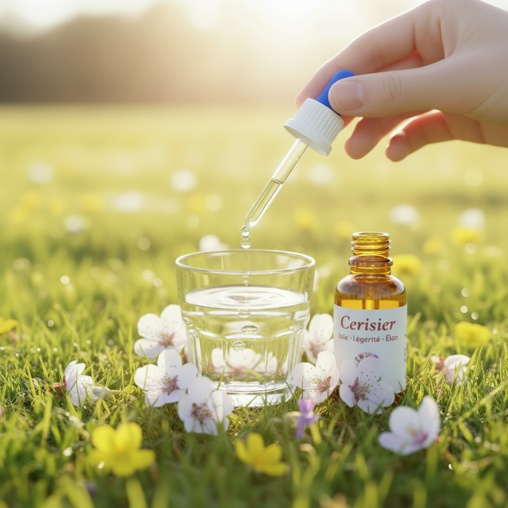 Utilisation Cerisier dans l'herbe